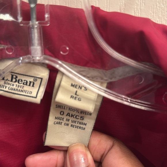 LL BEAN Windbreaker Jacket Mens Large - Picture 2 of 7